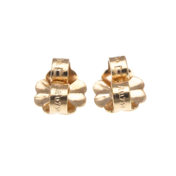 Tiffany Smile No Stone Pink Gold (18K) Stud Earrings Pink Gold